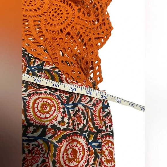 Jennifer Grace Eyelet Crochet Short SleeveTop - Picture 7 of 8